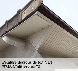 Peinture dessous de toit vert-78930 Artisan Franck
