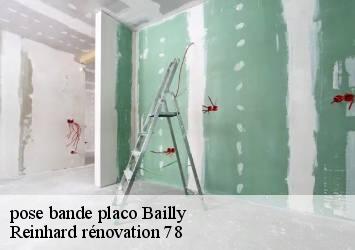 pose bande placo  bailly-78870 Reinhard rénovation 78