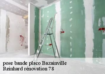 pose bande placo  bazainville-78550 Reinhard rénovation 78
