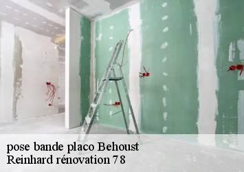 pose bande placo  behoust-78910 Reinhard rénovation 78