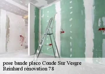 pose bande placo  conde-sur-vesgre-78113 Reinhard rénovation 78