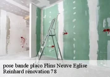 pose bande placo  flins-neuve-eglise-78790 Reinhard rénovation 78