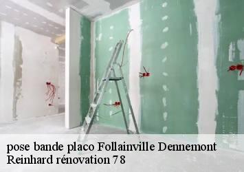 pose bande placo  follainville-dennemont-78520 Reinhard rénovation 78