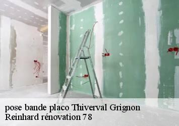 pose bande placo  thiverval-grignon-78850 Reinhard rénovation 78