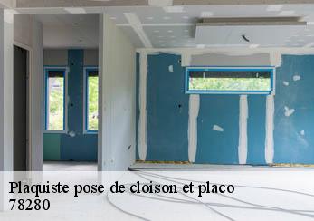 Plaquiste pose de cloison et placo 78280