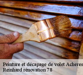 Peinture et décapage de volet  acheres-78260 Reinhard rénovation 78