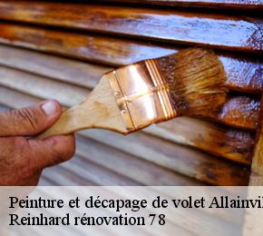 Peinture et décapage de volet  allainville-78660 Reinhard rénovation 78
